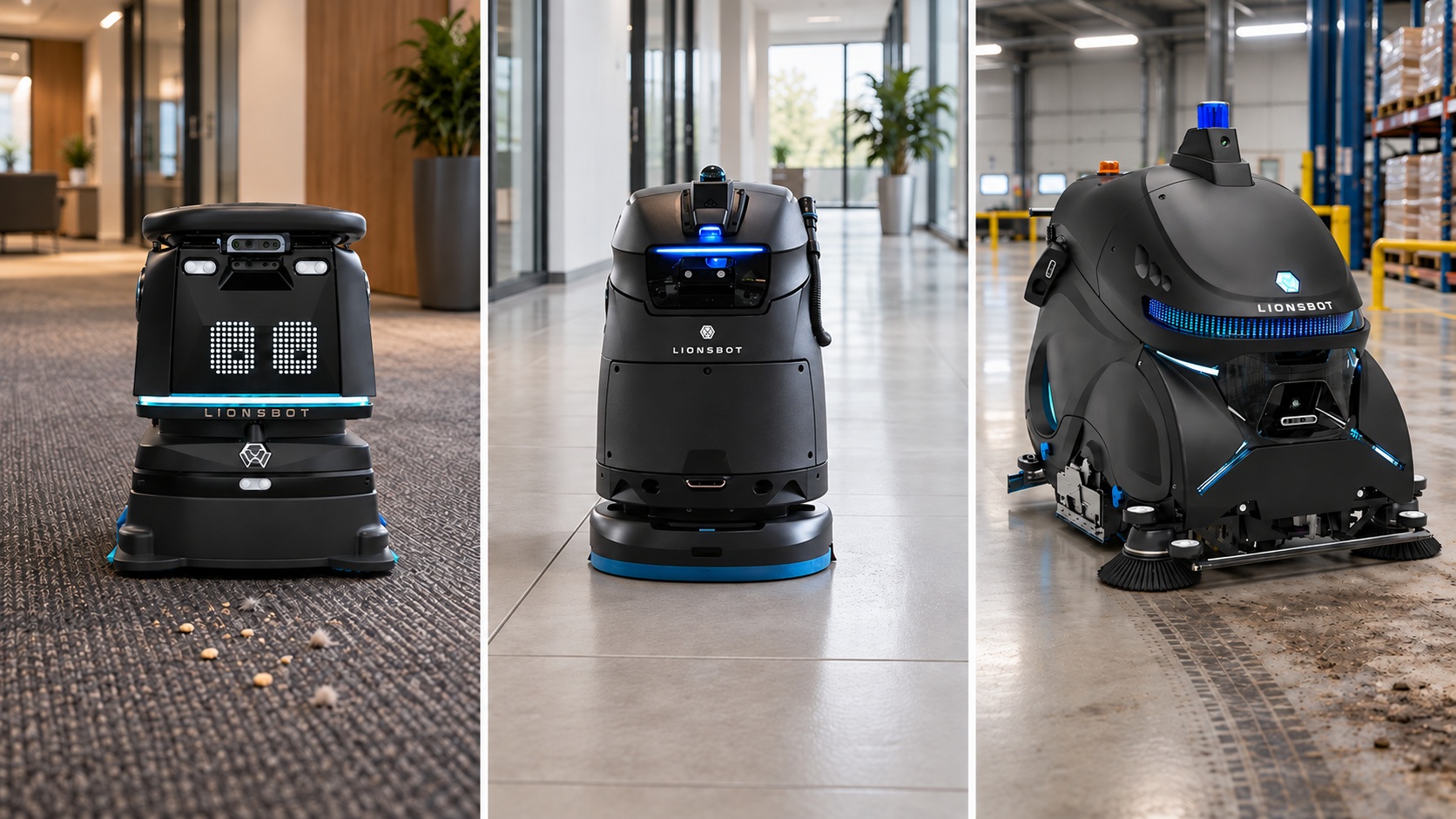 Roboty sprzątające dla różnych branż