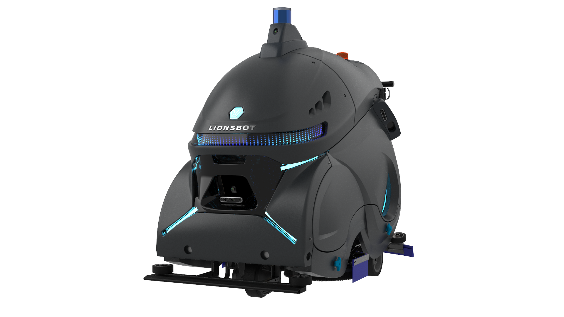Lionsbot REX Scrub – widok z przodu